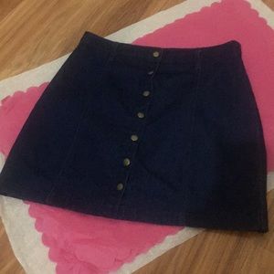 Forever 21 women denim skirt